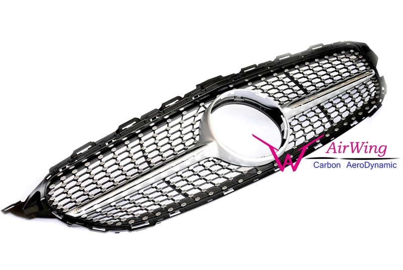 Mercedes-Benz W205 AMG diamond front grille 03